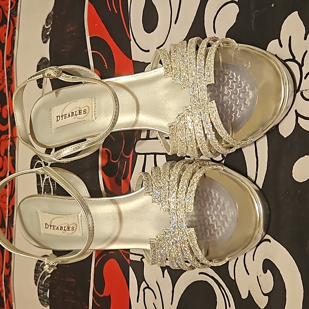 Glitter heels, Leah, size 11